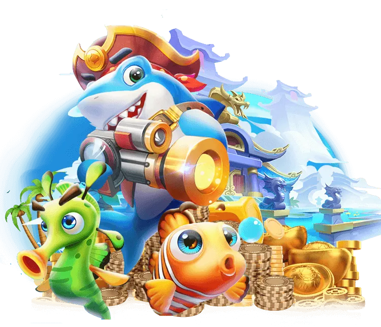 Giao diện game bắn cá tot88 với đa dạng loài cá